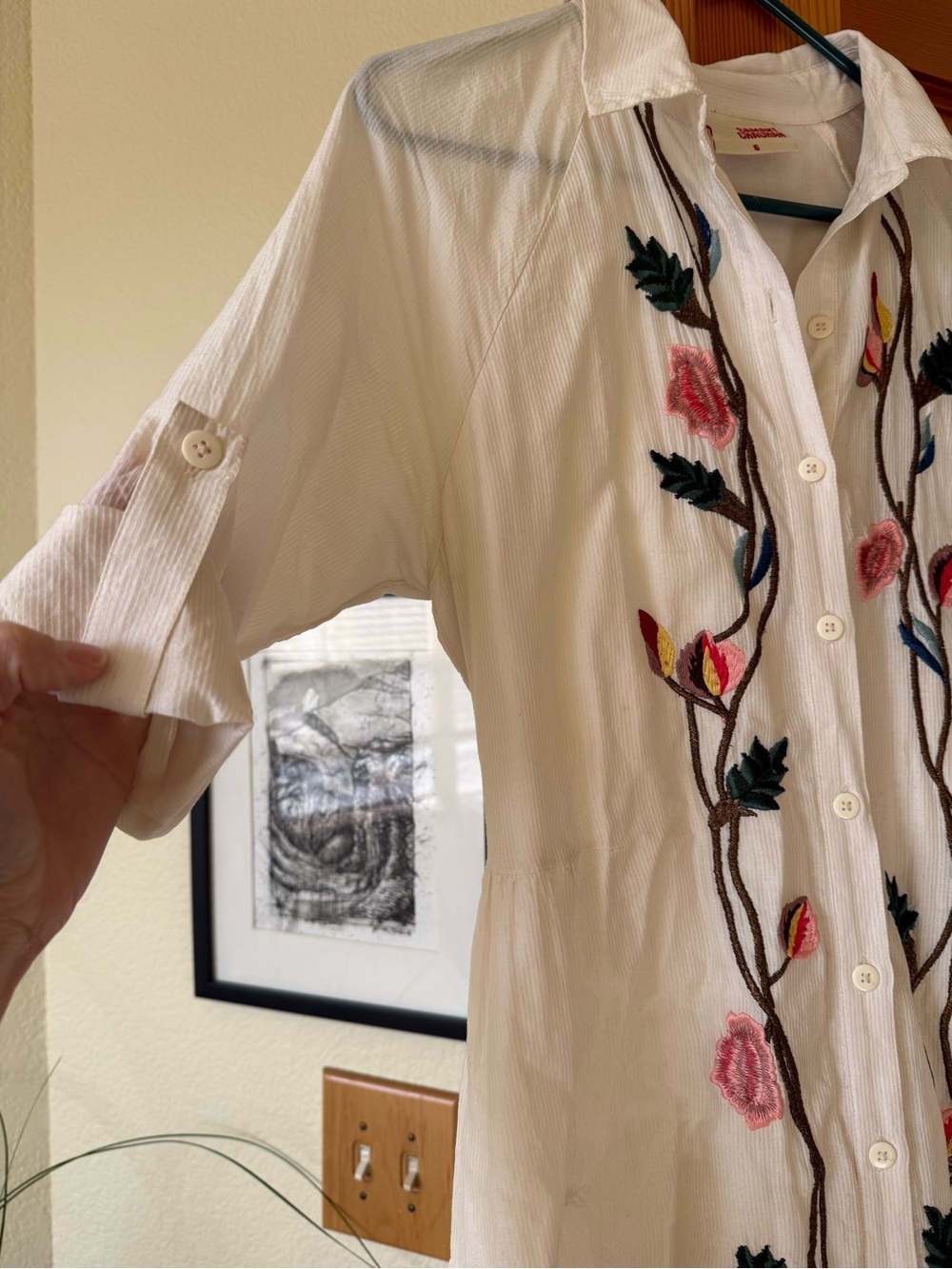 Samant Chauhan Anthropologie Embroidered Maxi Dress - Picture 5 of 6